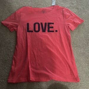 Love Graphic Red T-Shirt